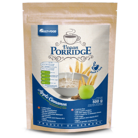 Vegan Porridge, Apple Cinnamon